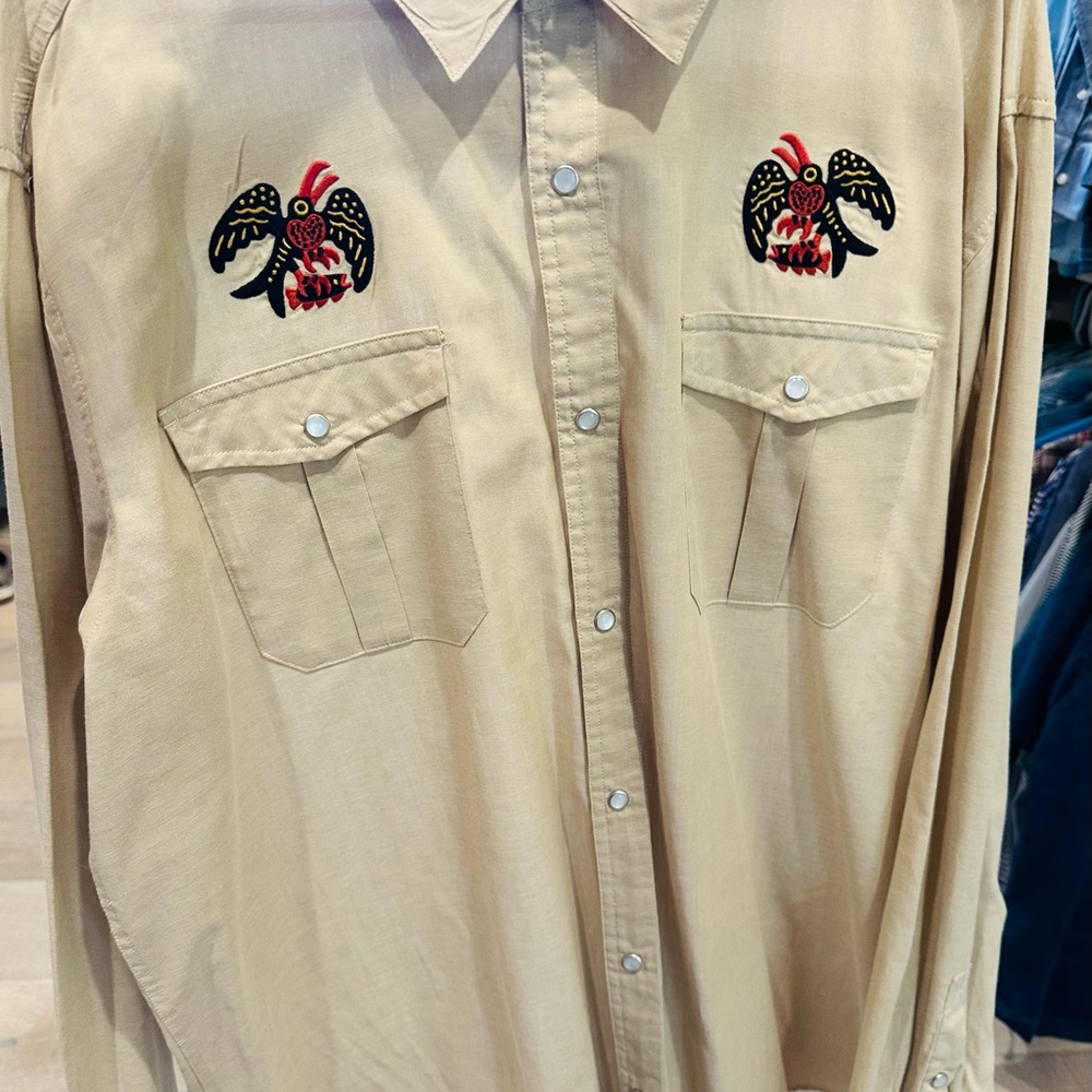 Howler Guacho Embroidered Snap Shirt